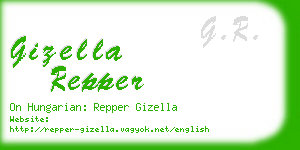 gizella repper business card